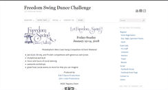 Desktop Screenshot of freedomswingdance.com